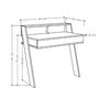 Hanah Home Cowork Working Table - Antracita